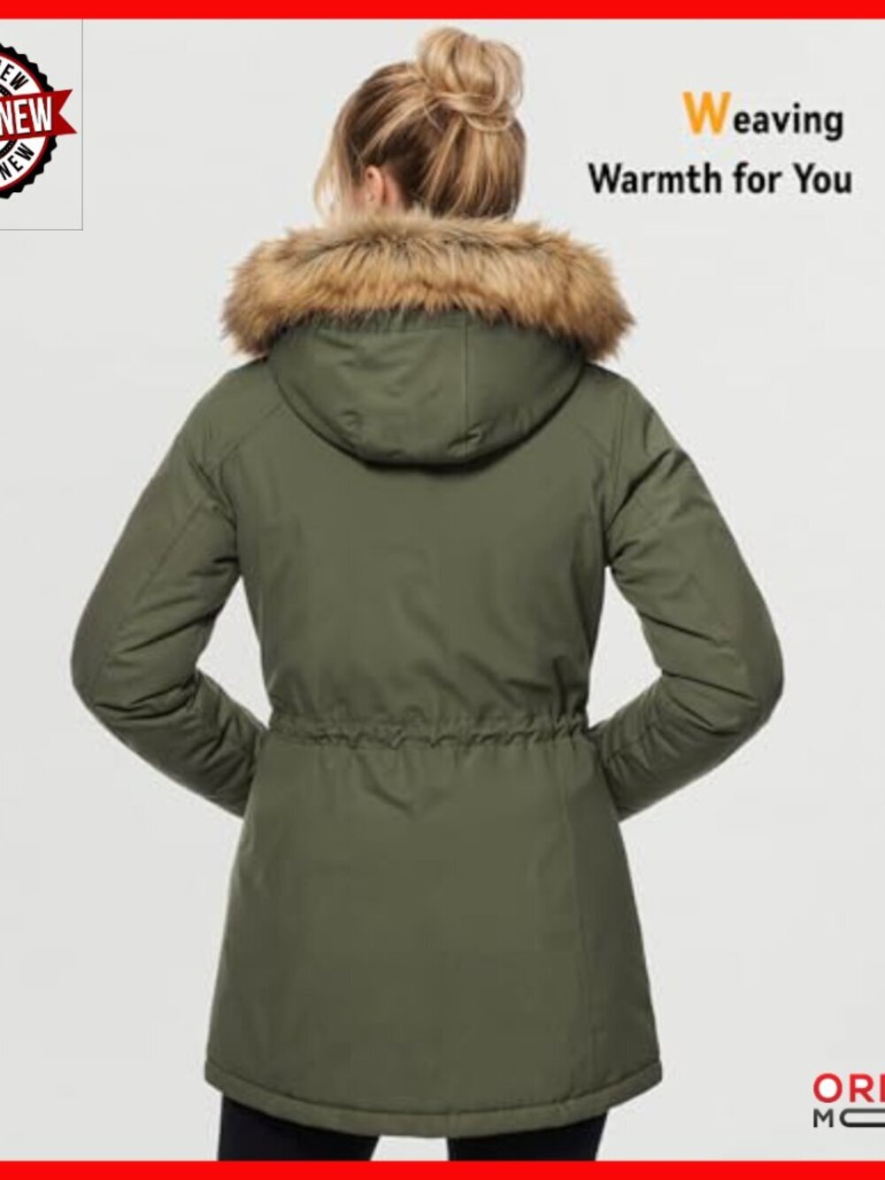 Heated Winter Jacket with Battery Pack, Waterproof Windproof Loose Fit - Picture 6 of 7